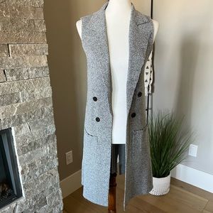 Sharp looking open sweater vest